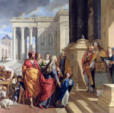 Darstellung der Jungfrau im Tempel, 1639-40 von Philippe de Champaigne